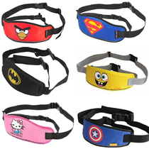 Locomotive electric motorcycle rear seat riding with children baby children front and rear seat belts portable anti-drop double straps