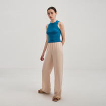 SOULKISS autumn B ready-to-wear god pants Japan imported triacetic acid _ High waist wide leg pants loose hanging air pants