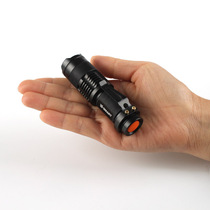Imported CREE Q5 pocket miniature mini telescopic zoom rechargeable strong light flashlight portable long shot