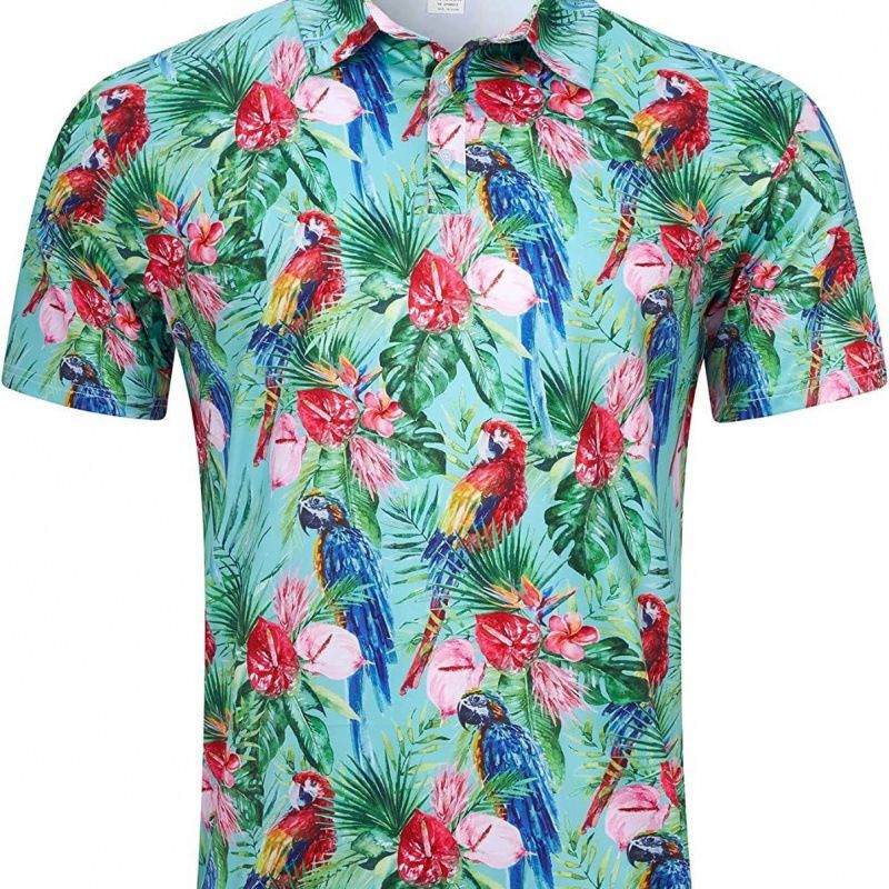 2024 New Cross-Border Men's Polo Shirt Short-Sleeved Quick-Drying 3D Printed Moisture-Wicking Fun Golf Shirt 2024 New Cross-Border Men's Polo Shirt Short-Sleeved Quick-Drying 3D Printed Moisture-Wicking Fun Golf Shirt