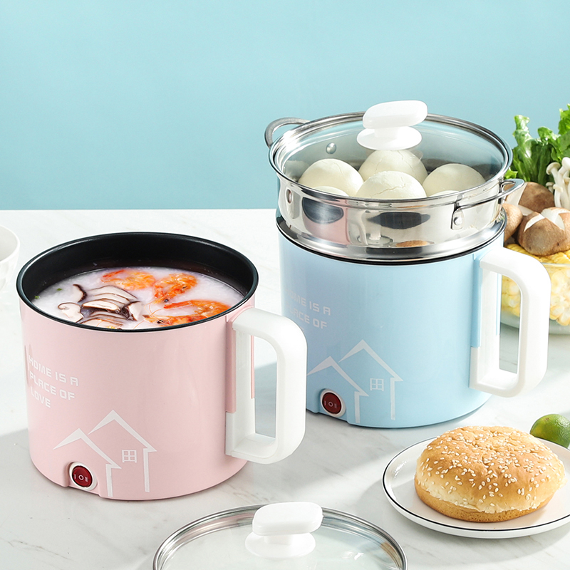 Small steam pot baby plug-in steam hot pot small family version small steam box small cage steamed pot small hot pot quick cooking pot