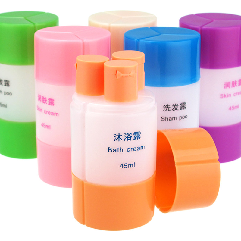 Cosmetics sub-bottle set combination shampoo water shower gel empty bottle travel travel wash bag small bottle