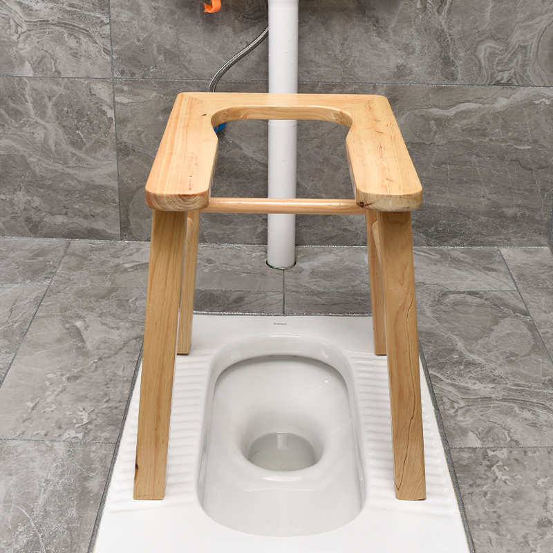 Solid wood U type bench pregnant woman sitting in a chair surgical toilet seat moved toilet in toilet chair household