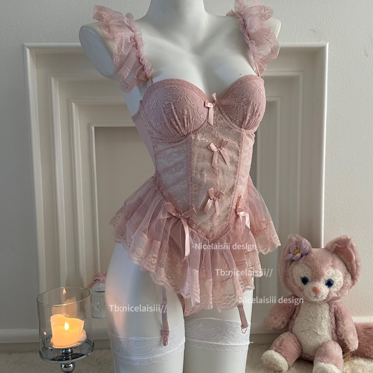 Nicelaisiii Dreamy Ballet Style: Small Bust Support, Bigger Look, Padded Bra, Fishbone Bra, Sexy Innerwear Top for Women