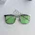 Hàn Quốc ulzzang Phim biển nửa khung kính râm nữ đường phố bắn thủy triều người chic kính râm tròng kính cận Kính đeo mắt kính