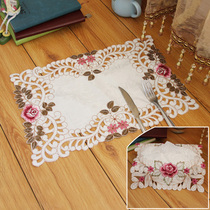 Nordic table mat Western dining mat Home washed cloth Rectangular Dining Cloth Dinner Plate Cushion Children Students Heat Insulation Mat