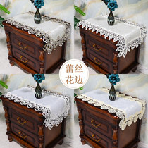 Bed Head Cabinet Gebuo Style Bedroom Lace Cloth Fresh brief modern light lavish all-purpose dust cover microwave cover towels