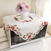Buyi Euro-style Beauty Gransee Microwave Hood Subcloth Art Dust Cap Cloth Oven Cover Home Kitchen Small Scarves