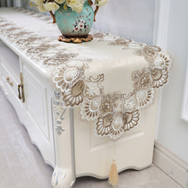 European Style TV Cabinet Tablecloth strip Table Flag Nordic Wind Tea Towel Lace Tablecloth Bébéal Modern Minimis