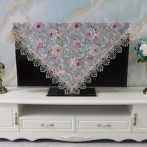 Embroidery TV Gaib 65 inch 60 inch 55 wall-mounted LCD TV Cloth Art Embroidered Dust Cover Scarves