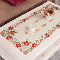 Tea table cloth rectangular living room modern simple Nordic round tablecloth cloth dining table coffee table cloth set home