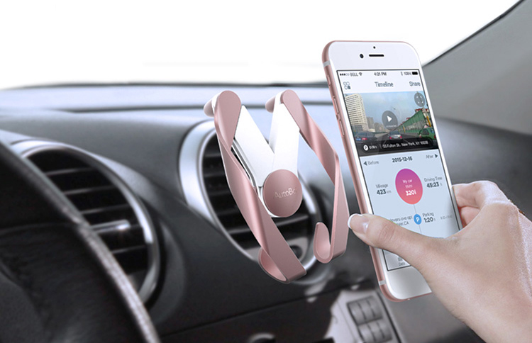 Autobot thế hệ thứ hai single tay giữ điện thoại hoạt động xe phổ điều hòa không khí vent giữ điện thoại sở hữu điện thoại di động - Phụ kiện điện thoại trong ô tô giá đỡ đt