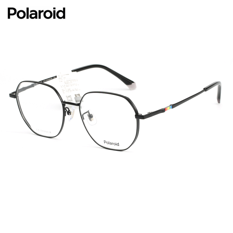 Polaroid Metal Polygonal Eyeglass Frames Are Genuine and Can Be Fitted with Prescription Lenses 0055/F Polaroid Metal Polygonal Eyeglass Frames Are Genuine and Can Be Fitted with Prescription Lenses 0055/F