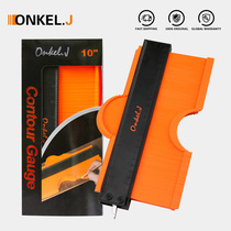 Contour gauge imitation gauge with lock Contour carpentry measurement taking shape gauge type taker irregular measuring arc ruler