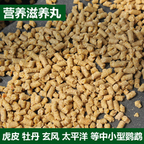  Parrot feed Small and medium-sized parrot concentrated nutrition nourishing pills Parrot food Parrot bird food 100g