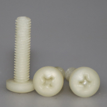 Nylon high strength plastic bolt PA50 glass fiber high temperature resistant insulated pan head cross round head screw M3456810
