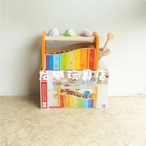 German Hape early melody knocking table small xylophone combination infant and young children educational toy baby eight-tone wooden box