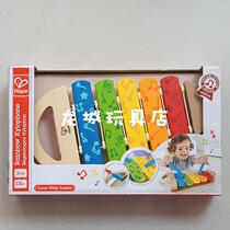 German Rainbow Xylophone Kindergarten Early Education Baby Infant Children Hand Knocking Percussion Instrument Knocking Table Wooden Toy