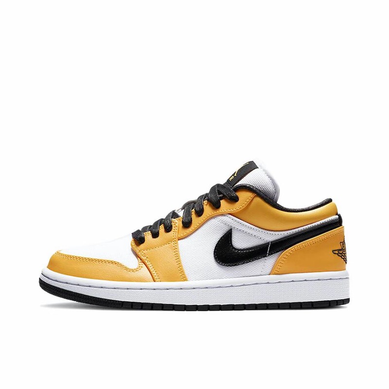 Jordan Air Jordan 1 Low Lakers Low-Top Retro Basketball Shoes (002 Warehouse)