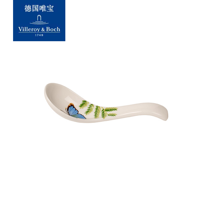 villeroyboch German meritocratic spoon suit soup spoon rice spoon Dining Porcelain Spoon ceramic Home Idea cute