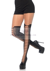 Другие 美国leg avenue性感美腿袜大腿袜交叉带条纹连裤袜精品丝袜/7951