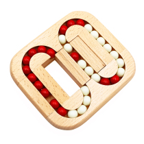 Luban lock beech plane ball adult childrens fun educational toys primary school students thinking exercise wooden maze