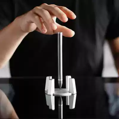 HOVERPEN Maglev inverted Gyro Aluminum titanium stand-up pen Resistance to gravity Metal ornaments Inde-Pen