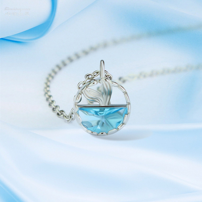 首单礼金【心饰如愿】鲸鱼尾项链女锁骨链