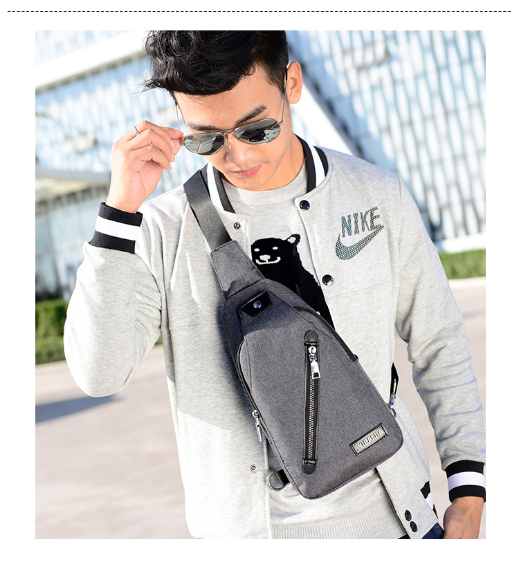 Xu hướng túi ngực người đàn ông vai túi Hàn Quốc phiên bản của túi messenger thời trang ngoài trời giải trí túi chéo người đàn ông túi ba lô balo juno