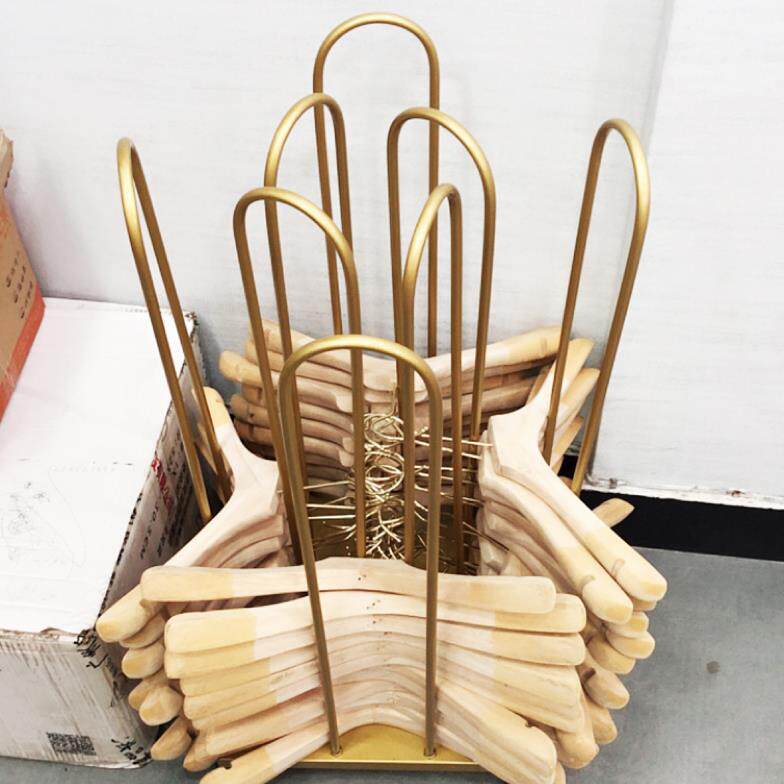 Place Metal Clothes Hang Storage Convenient Iron Shelf Assembly Clothing Store clothes hanger Contained Closet Special Shelf