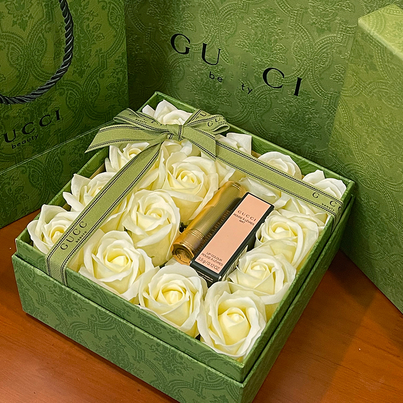 Gucci Lipstick 505 Matte Lipstick Gold Tube 208 122 217 120 Floral 25 Valentine's Day Gift