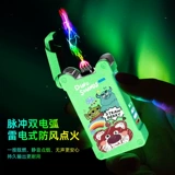 Неоновая двухдуговая ветрозащитная высококачественная креативная зажигалка с зарядкой на день Святого Валентина для друга