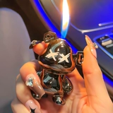 Мультяшная фигурка, зажигалка, высококачественный креативный брелок, популярно в интернете, градиент