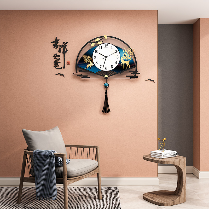 Creative Internet Red Nordic Light Luxury Watch Modern Minimalist Personality Hanging clock Living room Home Fashion mute Decorative Clock