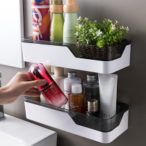 Bathroom shelf Bathroom wall-mounted corner rack Punch-free toilet tripod washstand Toilet storage