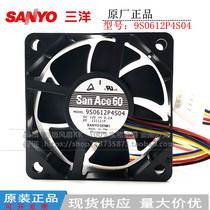 Japan Sanyo 9S0612P4S04 12V0 2A 6cm6025 4-pin PWM double ball silent cooling fan