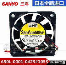 Original Sanyo 9WF0624H7D04 6CM 6015 24V 0 12A 3-wire FANUC FAN