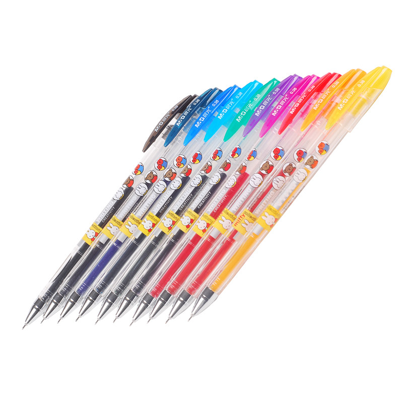 Chenguang stationery gel pen Miffy series MF2007 ten colors 0 38 school supplies office supplies