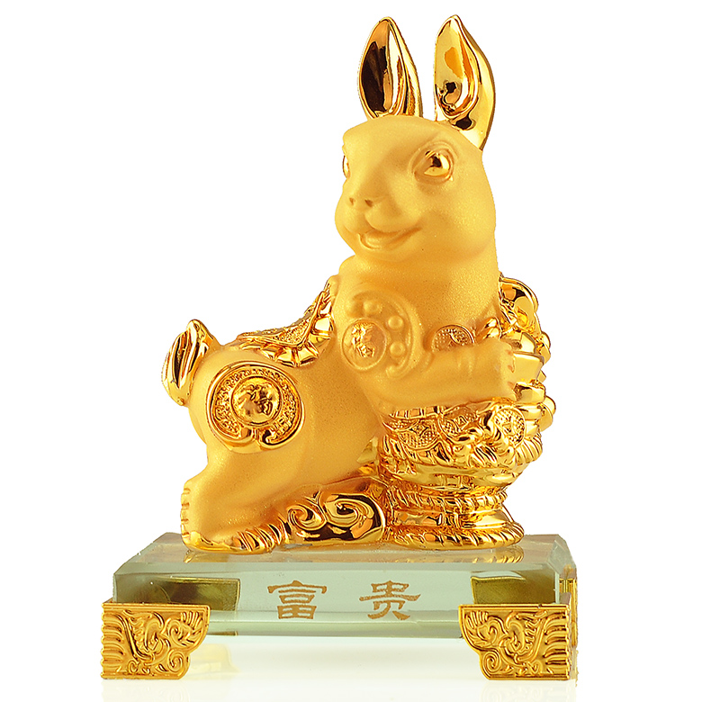 Lucky 12 Zodiac đồ trang trí bộ đầy đủ của 12 con chuột hoàng đạo, gia súc, thỏ, thỏ, rắn, ngựa, khỉ, gà, lợn, lợn, hàng thủ công