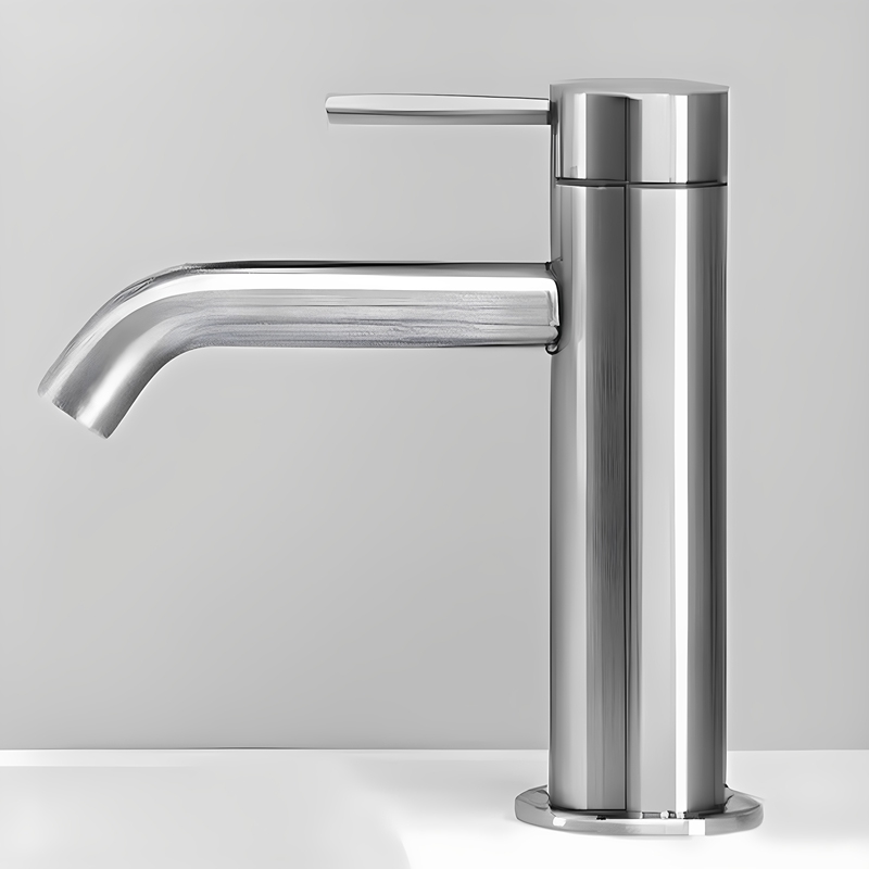 New Bathroom Cabinet Faucet, All-Copper, Hot and Cold, Splash-Proof, Single-Hole Vanity Sink Faucet, Brushed Nickel New Bathroom Cabinet Faucet, All-Copper, Hot and Cold, Splash-Proof, Single-Hole Vanity Sink Faucet, Brushed Nickel