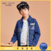 Mihidi mecity trẻ em quần áo 20 mới hồ sơ boy túi xu hướng đẹp trai denim jacket. 