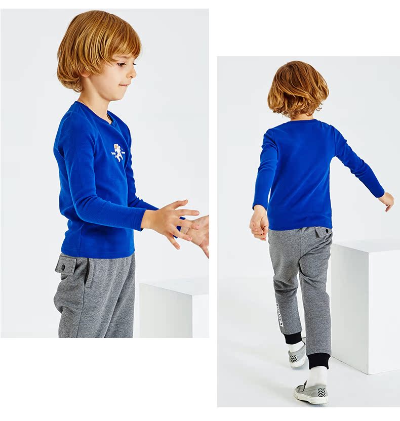 [Gửi] Mi Xidi mecity quần áo trẻ em cậu bé dài tay t-shirt trong các trẻ em lớn phi hành gia in bông t-shirt ao dep cho be