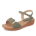 Giày sandal đế bệt nữ mùa hè 2019 mới phẳng với bà bầu mang giày mẹ từ boho giày nữ La Mã hoang dã - Sandal Sandal
