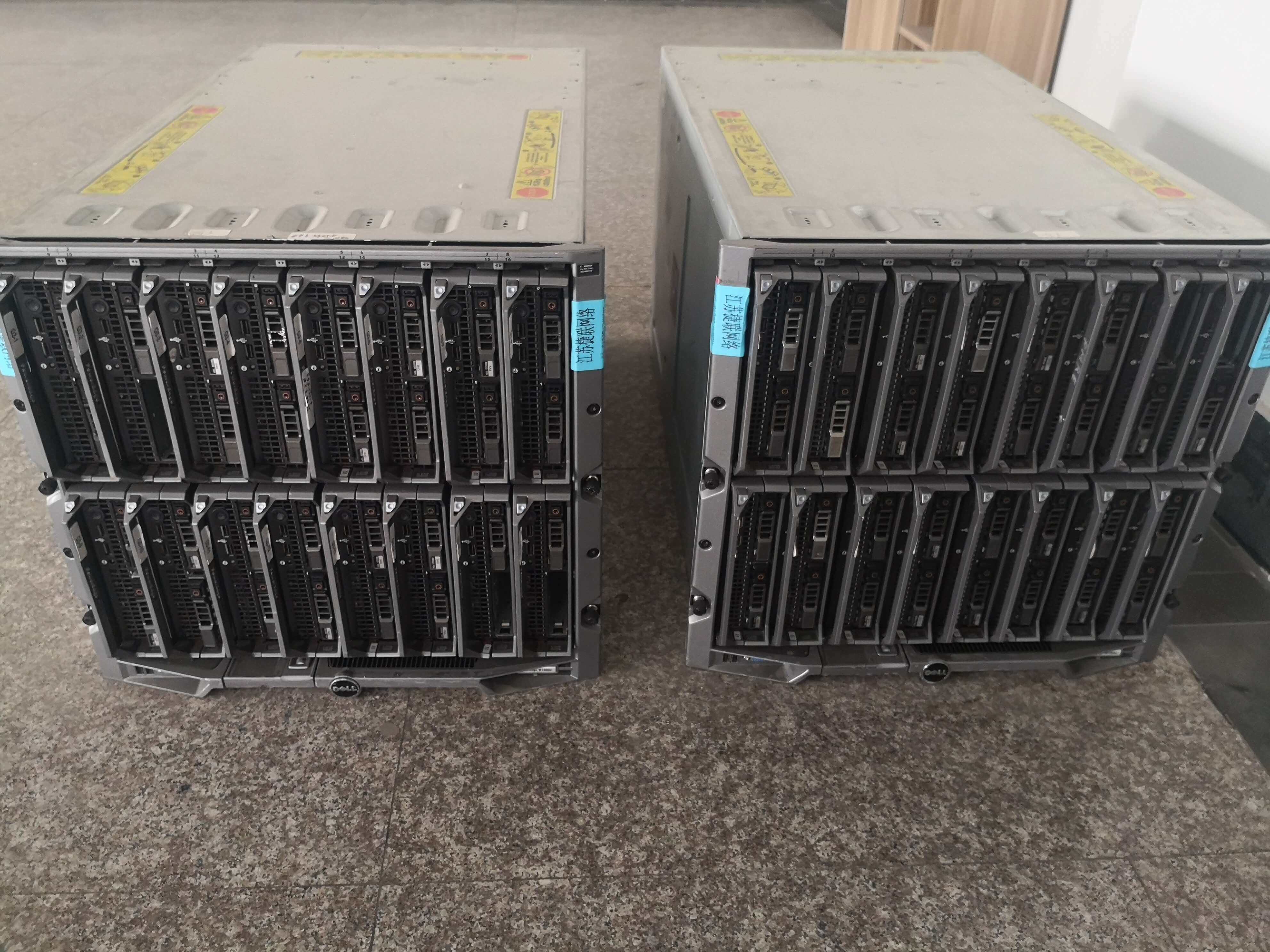 80% new Dell PowerEdge M1000E Blade server Huasan H3C 12516X switch board