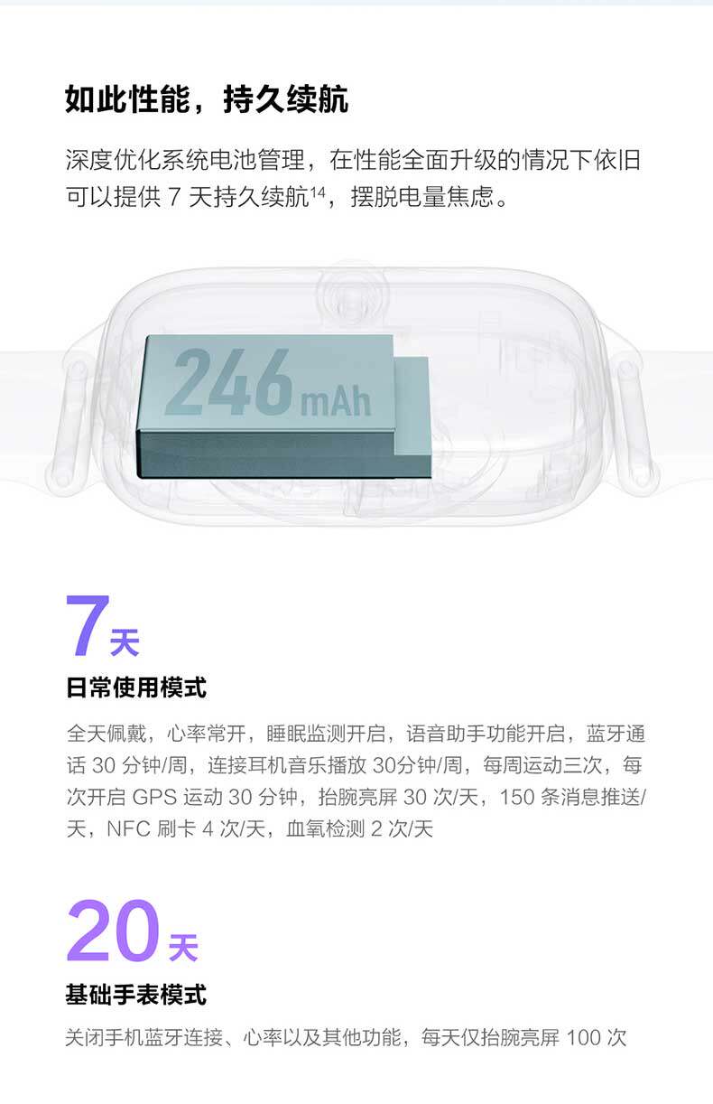 华米 GTS2 智能手表 42.8mm 血氧+NFC+GPS 图13