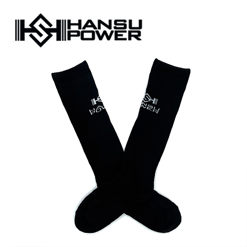 Husu HSPOWER deadlift training socks in the tube socks fitness comprehensive training daily three pairs of packs