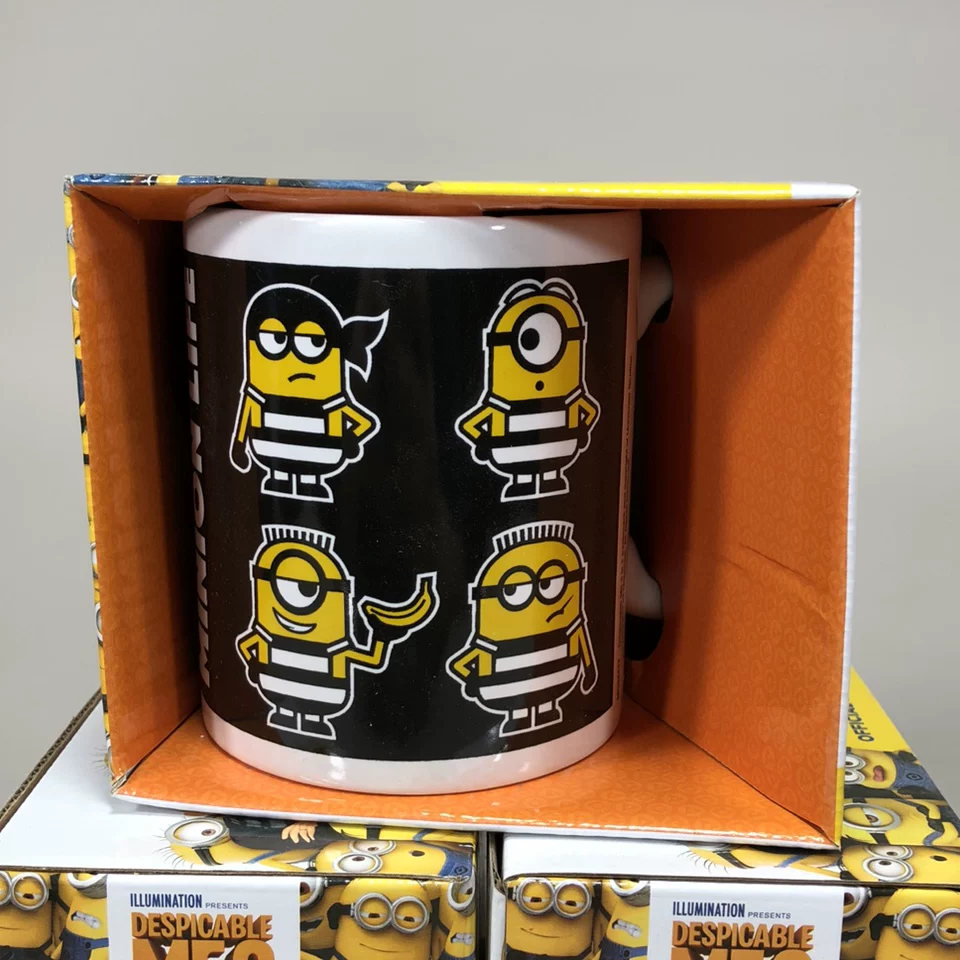 小黄人Minions神偷奶爸艾格尼丝陶瓷咖啡杯礼盒装亲子杯儿童水杯