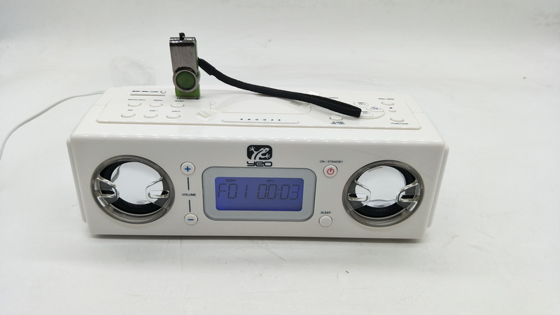 Special German clock control radio U disk stereo clock control MP3 alarm clock radio LCD clock