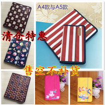 Clearance Defective products Stains scratches a5 organ bag a4 bill clip Student documents multi-layer paper bill storage bag