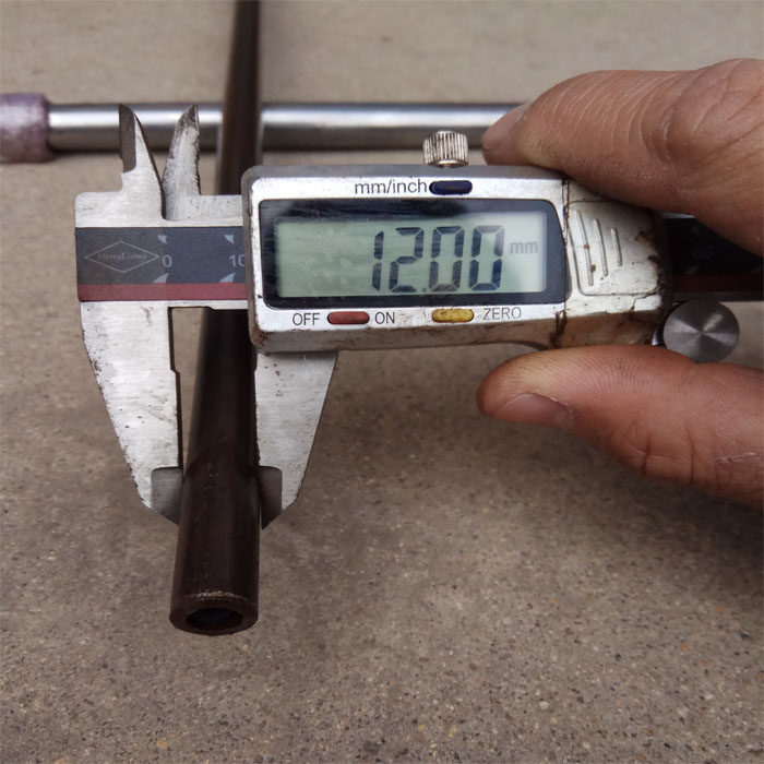 Seamless steel pipe outer diameter 1 2cm wall thickness 0 2cm carbon steel A3 small diameter hollow circular tube